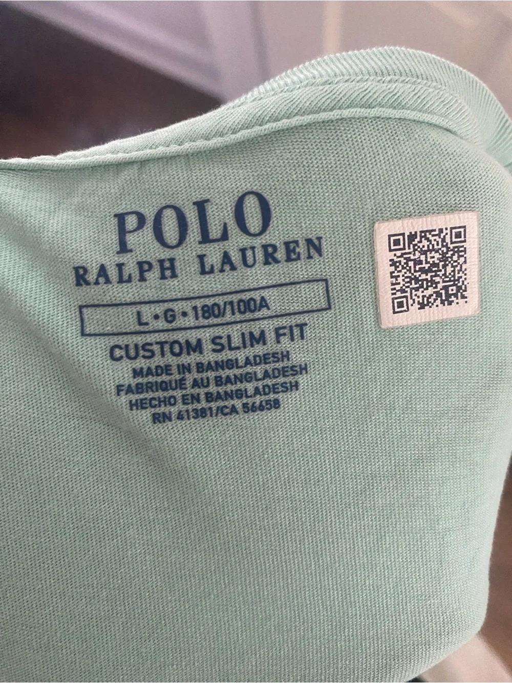 Ralph Lauren Light Mint Short Sleeve Tee